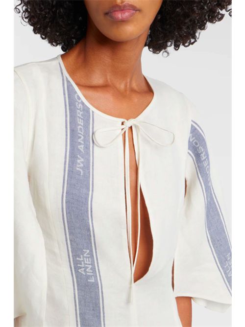 Asymmetrical linen dress JW ANDERSON | DR0524PG1898614